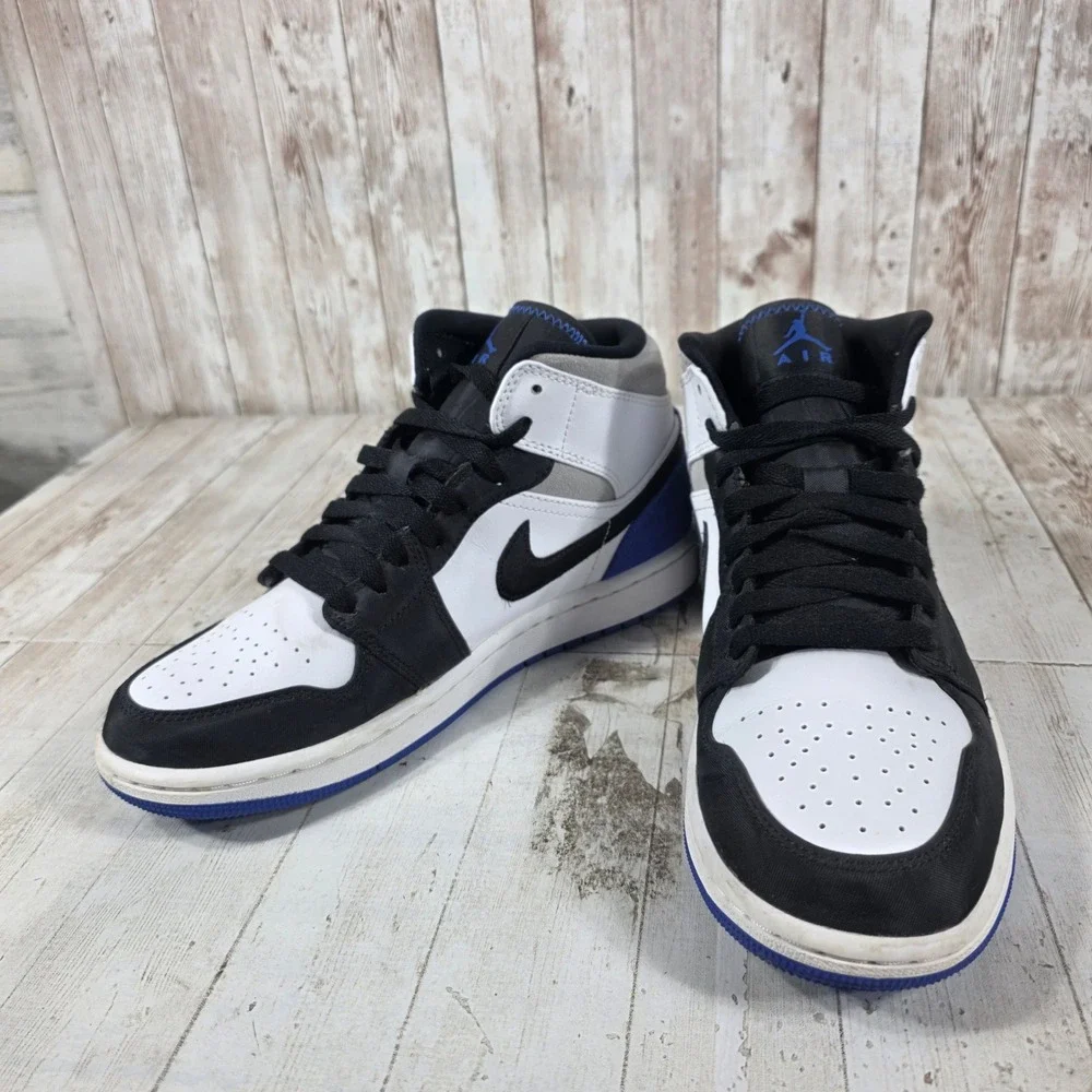 Air Jordan 1 Mid SE Union Royal White Black Blue 852542-102 Mens 7.5